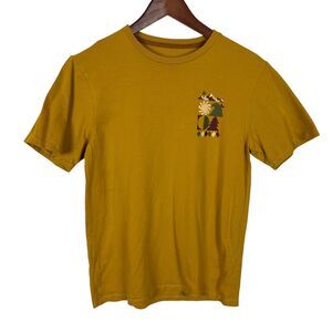 Patagonia Golden Yellow Spirited Seasons Organic T-Shirt Women's XS Men's XXS